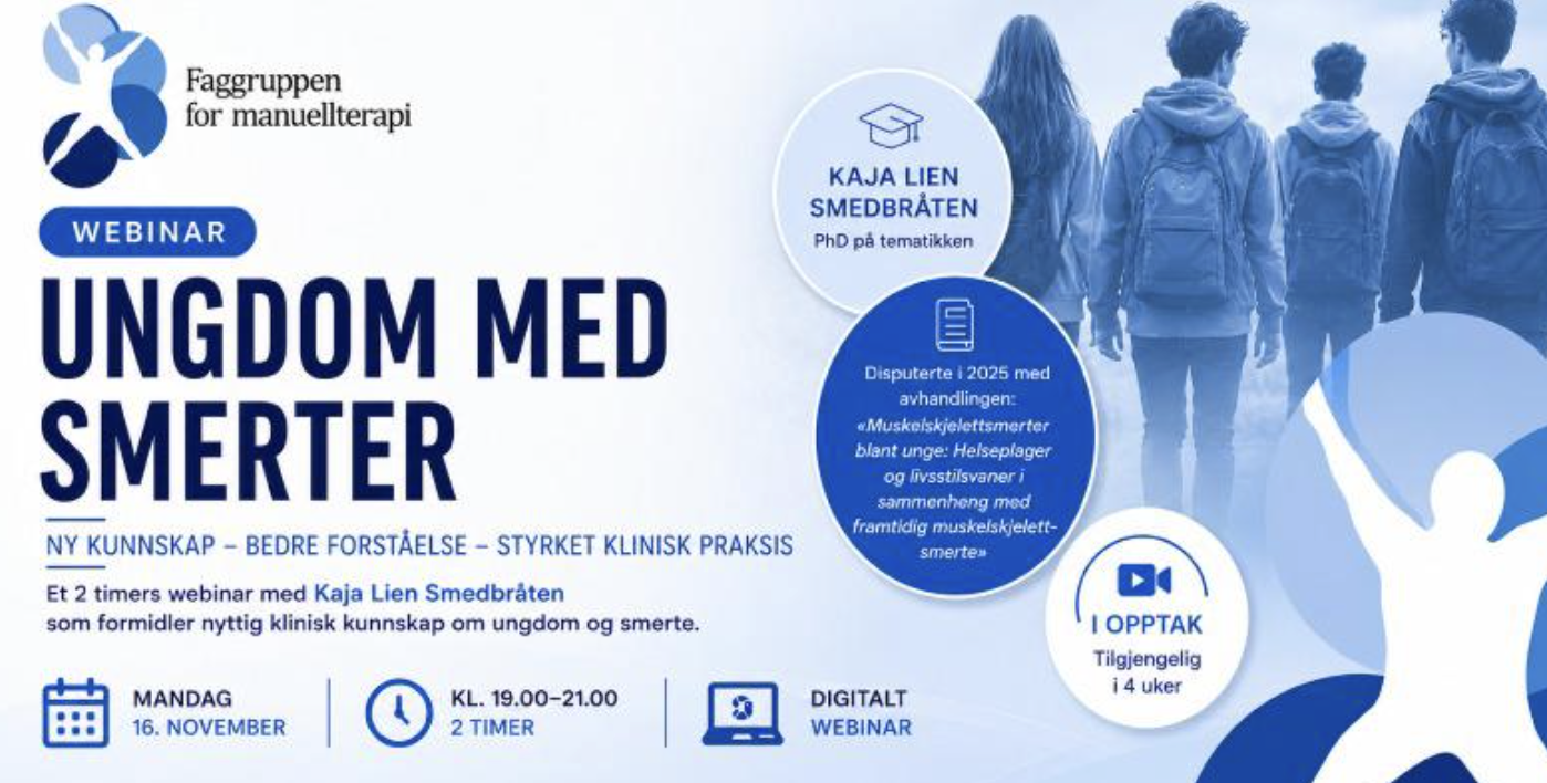 Ungdom med smerter m/ Kaja Lien Smedbråten